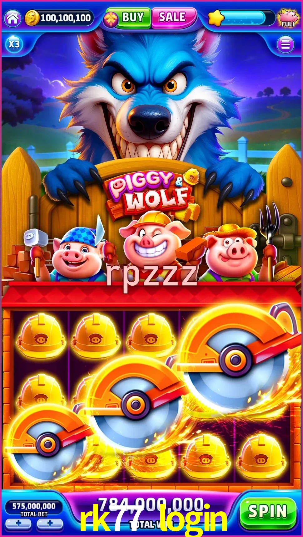 rk77 login — cuplikan layar ringkas